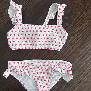 Pink Heart Kids Swim Set